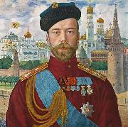 Boris Kustodiev Tsar Nicholas II oil painting